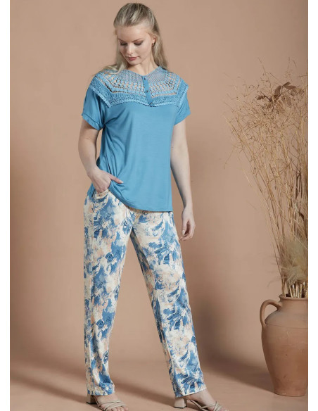 IPEKMOOD 2425 Pants Homewear Set (M+L+XL+2XL) — factory-direct from Turkey