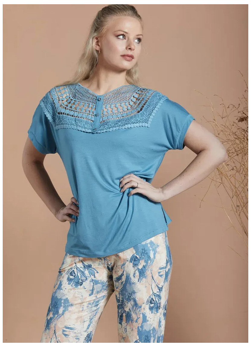 IPEKMOOD 2425 Pants Homewear Set (M+L+XL+2XL) — Turkish textile wholesale