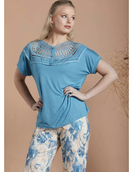 IPEKMOOD 2425 Pants Homewear Set (M+L+XL+2XL) — Turkish textile wholesale