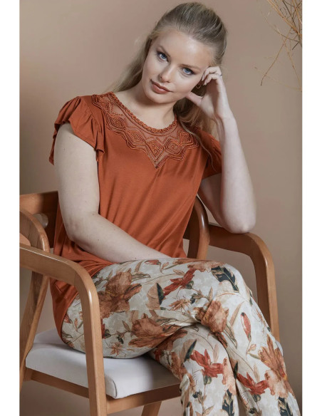 IPEKMOOD 2428 Pants Homewear Set (S+M+L+XL) — Turkey wholesale collection