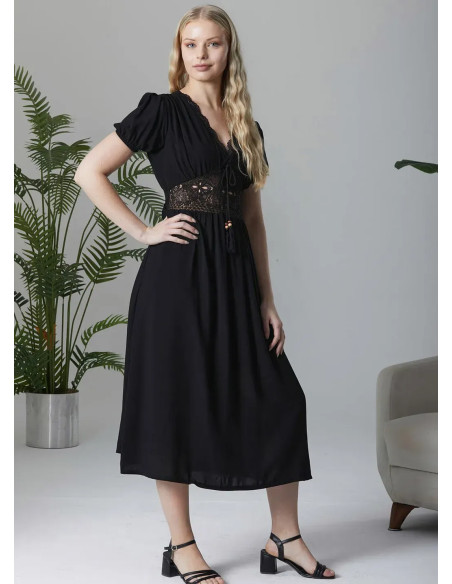 Платье (M+L+XL+2XL) IPEKMOOD 2433 — оптом для магазинов и бутиков