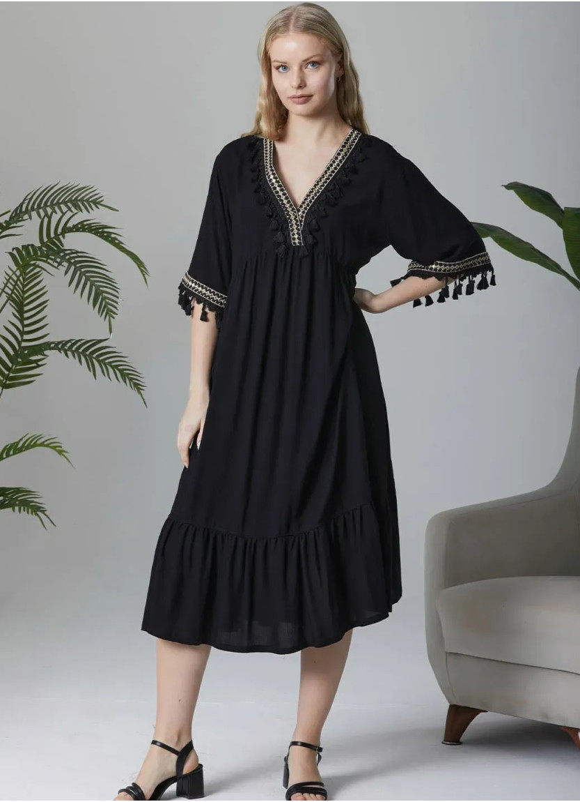 IPEKMOOD 2434 Dress (M+L+XL+2XL) — Turkish factory wholesale