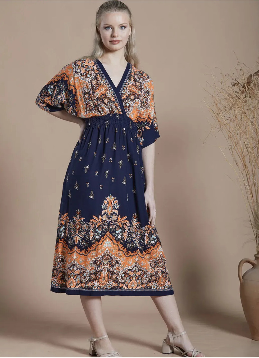 Платье (M+L+XL+2XL) IPEKMOOD 2439 — купить оптом из Турции