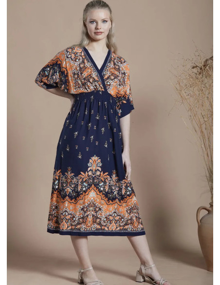 Платье (M+L+XL+2XL) IPEKMOOD 2439 — купить оптом из Турции