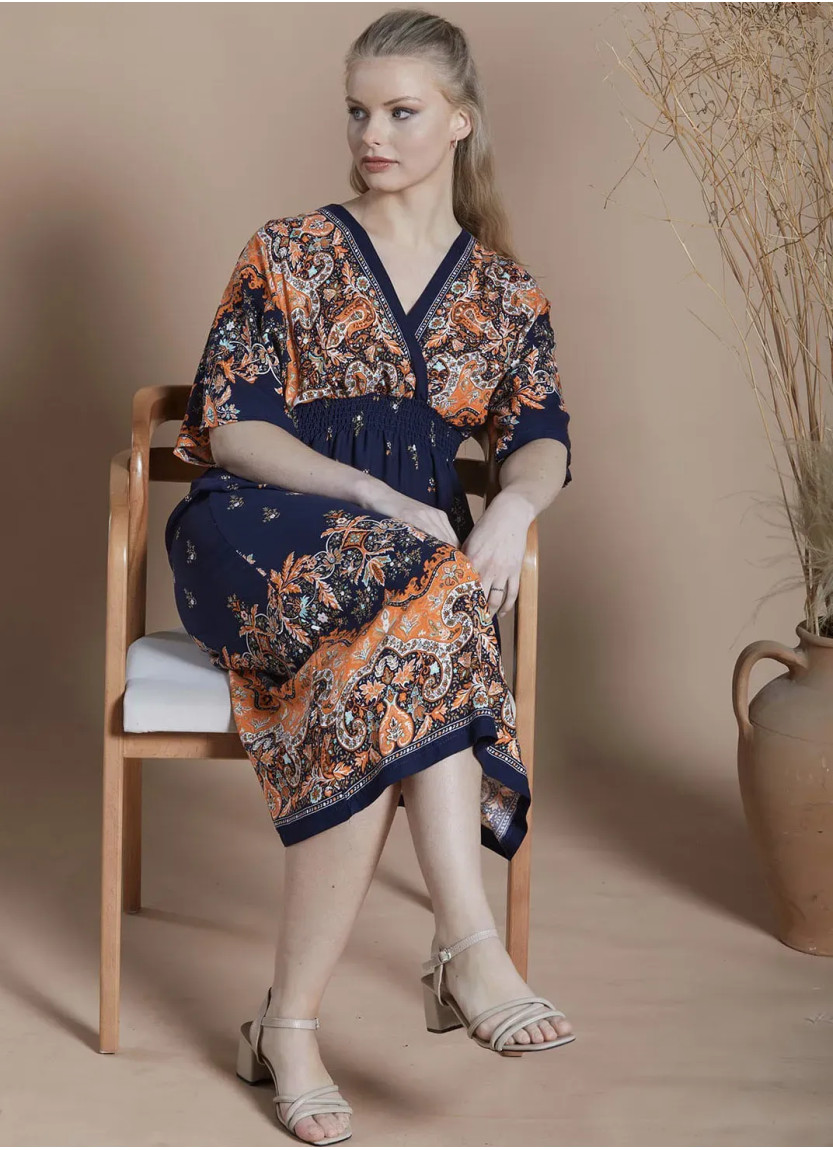 Платье (M+L+XL+2XL) IPEKMOOD 2439 — турецкий текстиль оптом