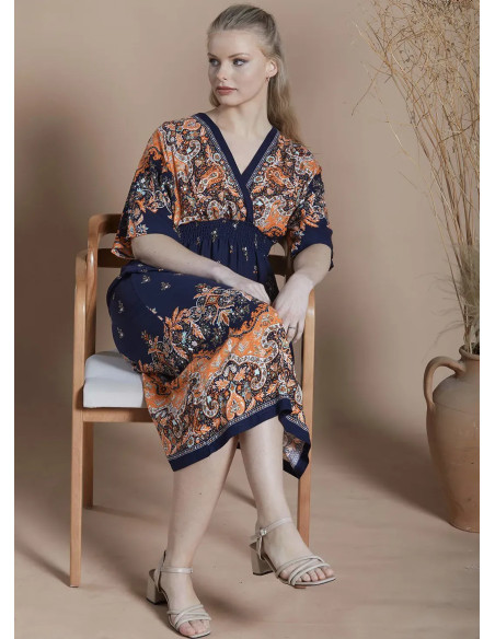 IPEKMOOD 2439 Dress (M+L+XL+2XL) — Turkish textile wholesale