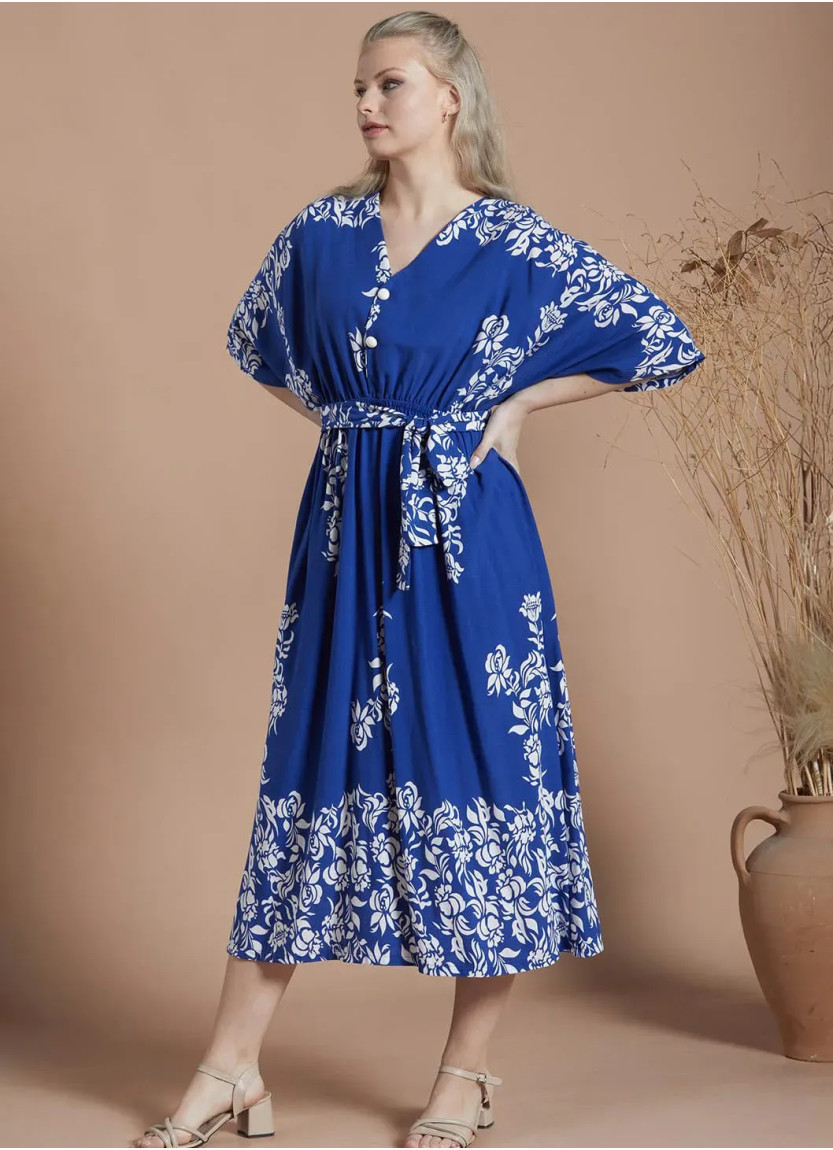 Платье (M+L+XL+2XL) IPEKMOOD 2440 — турецкий текстиль оптом