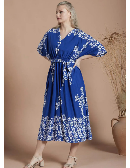 IPEKMOOD 2440 Dress (M+L+XL+2XL) — Turkish textile wholesale