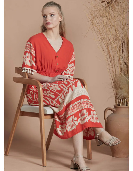IPEKMOOD 2441 Dress (M+L+XL+2XL) — Istanbul wholesale supplier