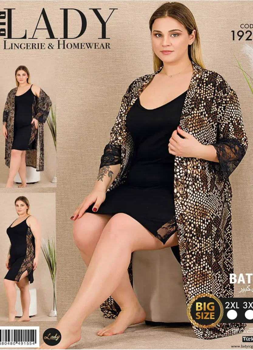 Lady BTL 19236 Robe Set (2XL+3XL+4XL) — Istanbul wholesale supplier