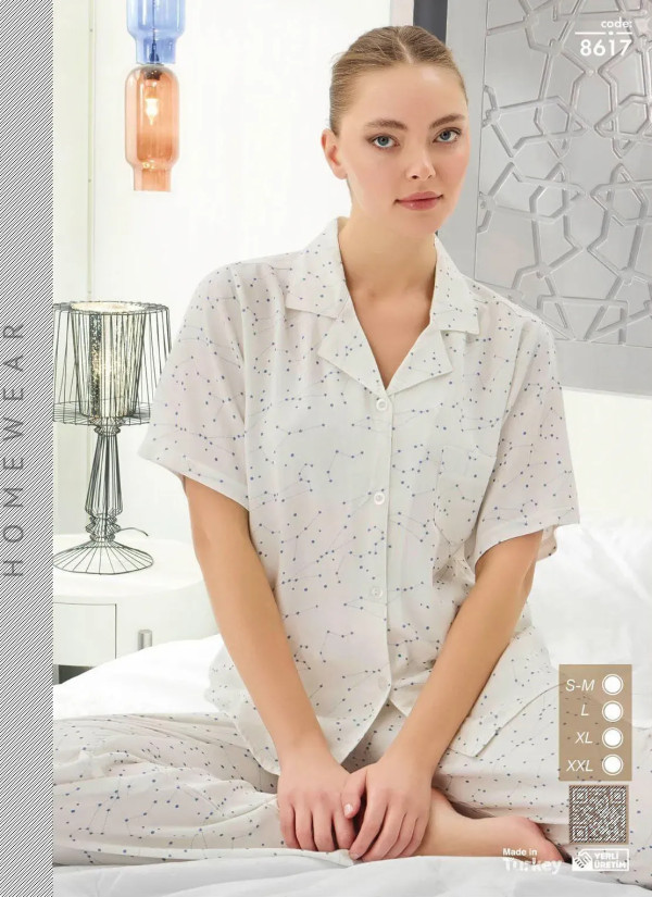 Seamlife 8617 Women's Pajama Set (SM+L+XL+2XL) — Turkey wholesale collection