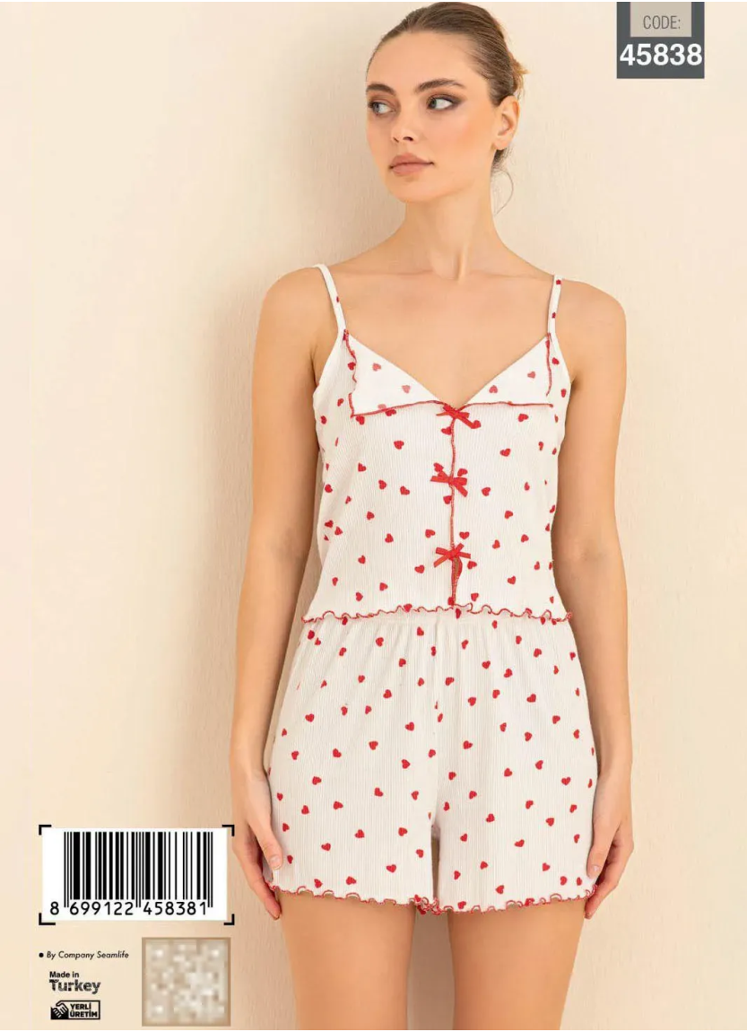 Cagri 45838 Women's Pajama Set (S+M+L+XL) — Istanbul wholesale supplier