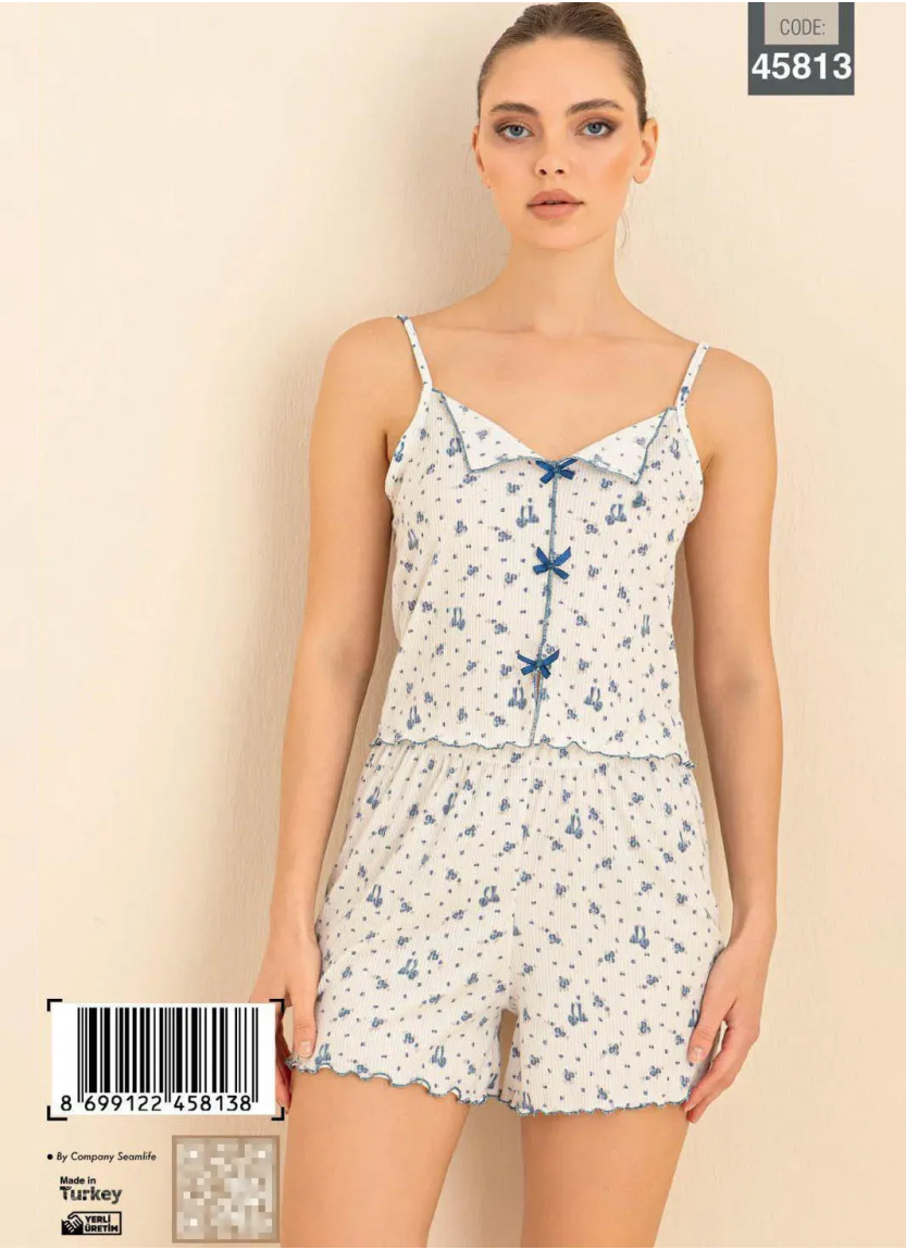 Cagri 45813 Women's Pajama Set (S+M+L+XL) — Turkey wholesale collection