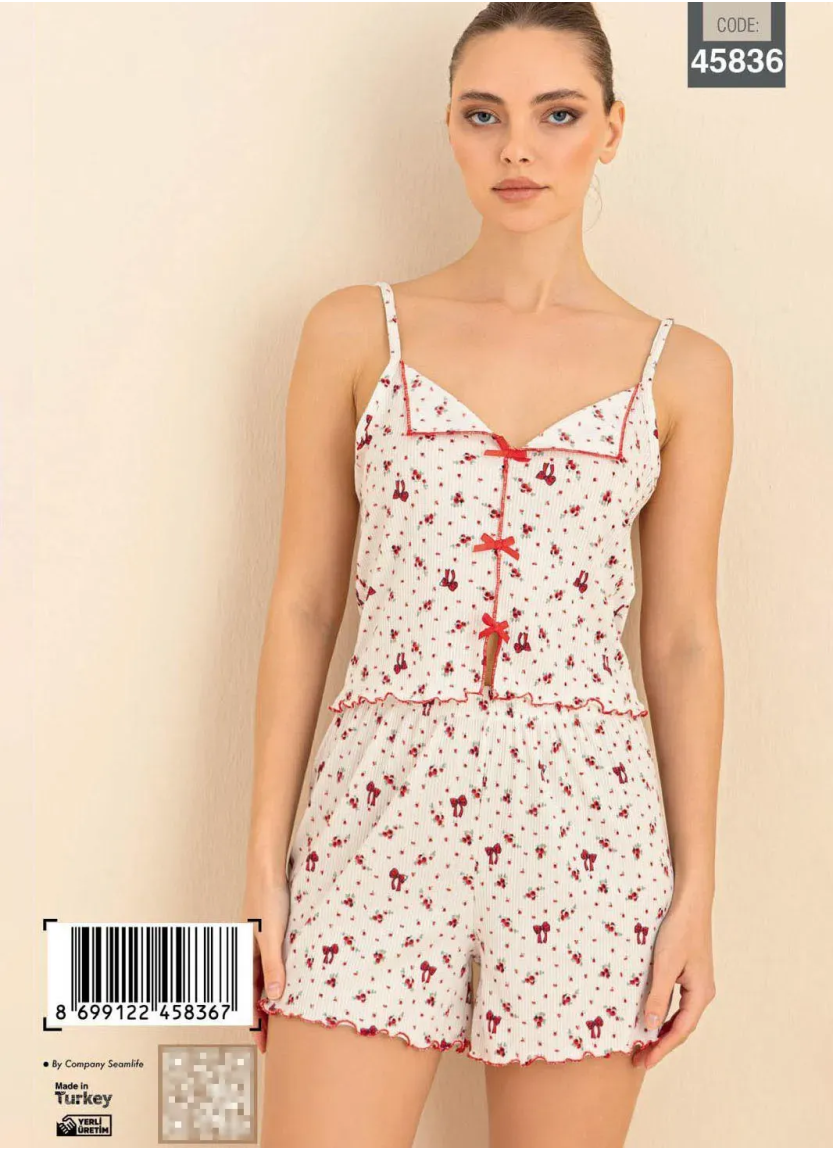 Cagri 45836 Women's Pajama Set (S+M+L+XL) — wholesale for boutiques