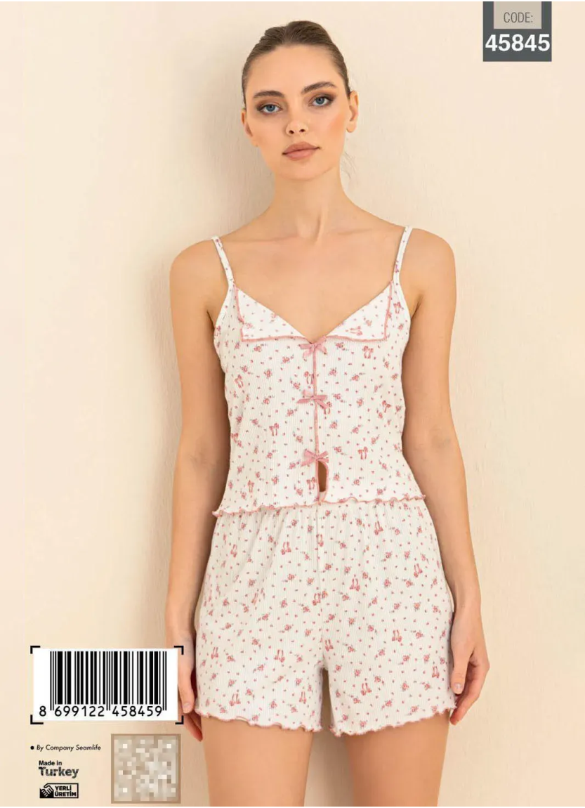 Cagri 45845 Women's Pajama Set (S+M+L+XL) — wholesale from Turkey