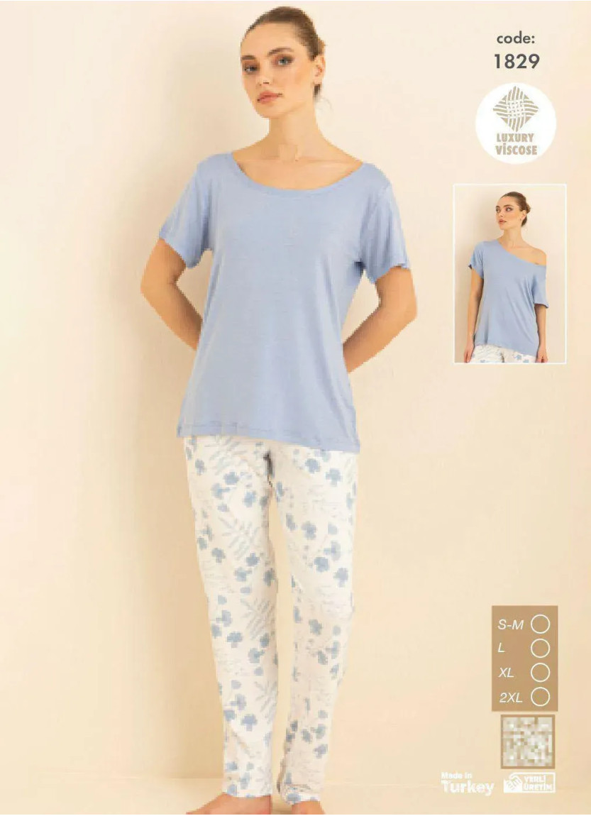 Seamlife 1829 Viscose Women's Pajama Set (SM+L+XL+2XL) — factory-direct from Turkey