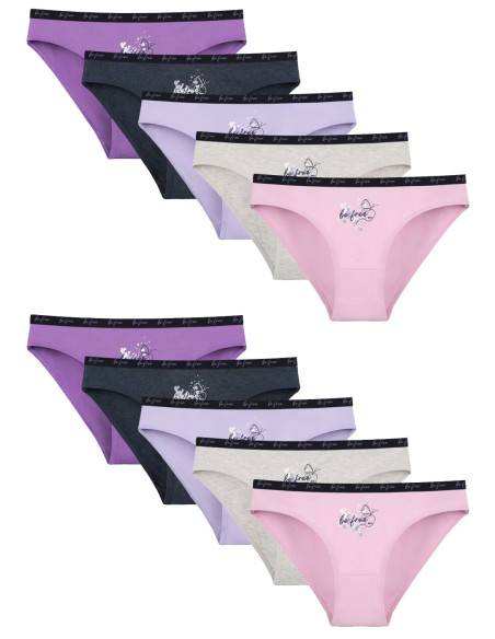 Donella 2171PB192 Assorted 10-Pack Women's Briefs — Istanbul wholesale supplier