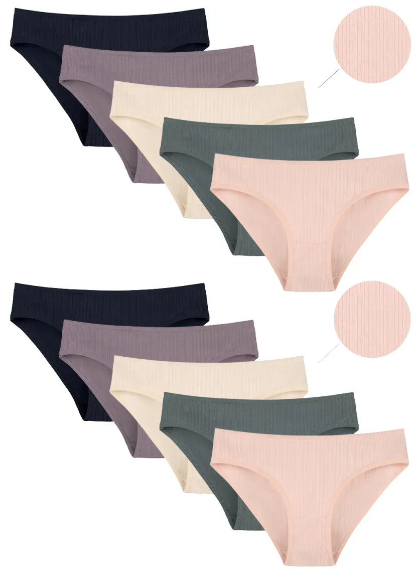 Donella 2228P Assorted 10-Pack Women's Briefs — wholesale from Turkey