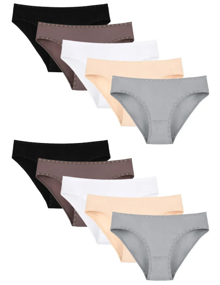 Donella 2271PD22 Assorted 10-Pack Women's Briefs — Turkish textile wholesale