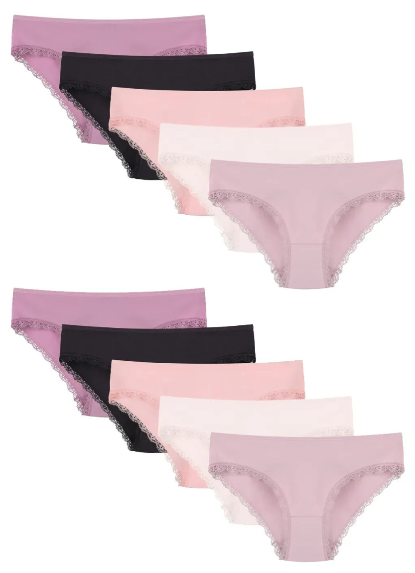Donella 2271PD26 Assorted 10-Pack Women's Briefs — Istanbul wholesale supplier