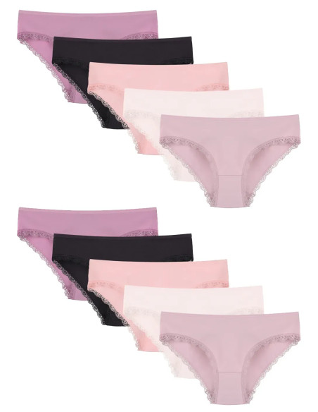 Donella 2271PD26 Assorted 10-Pack Women's Briefs — Istanbul wholesale supplier