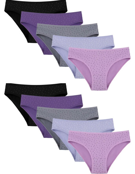Donella 228135 Assorted 10-Pack Women's Briefs — factory-direct from Turkey