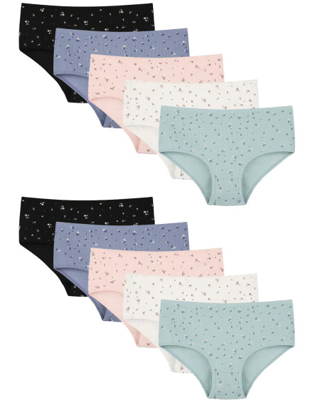 Donella 251301 Assorted 10-Pack Women's Briefs — Turkish textile wholesale
