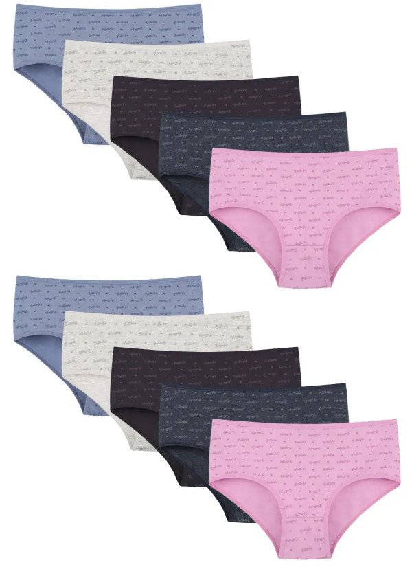 Donella 251572 Assorted 10-Pack Women's Briefs — Istanbul wholesale supplier