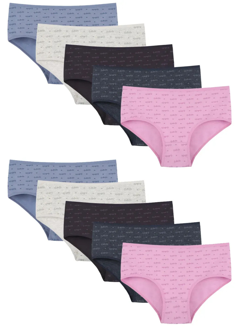 Donella 251572 Assorted 10-Pack Women's Briefs — Istanbul wholesale supplier