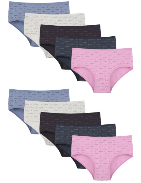 Donella 251572 Assorted 10-Pack Women's Briefs — Istanbul wholesale supplier