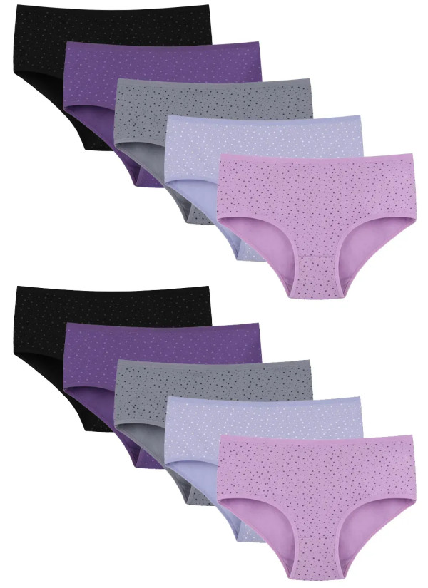 Donella 258135 Assorted 10-Pack Women's Briefs — wholesale for boutiques