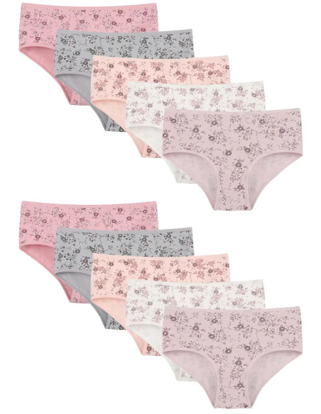 Donella 258149 Assorted 10-Pack Women's Briefs — Istanbul wholesale supplier