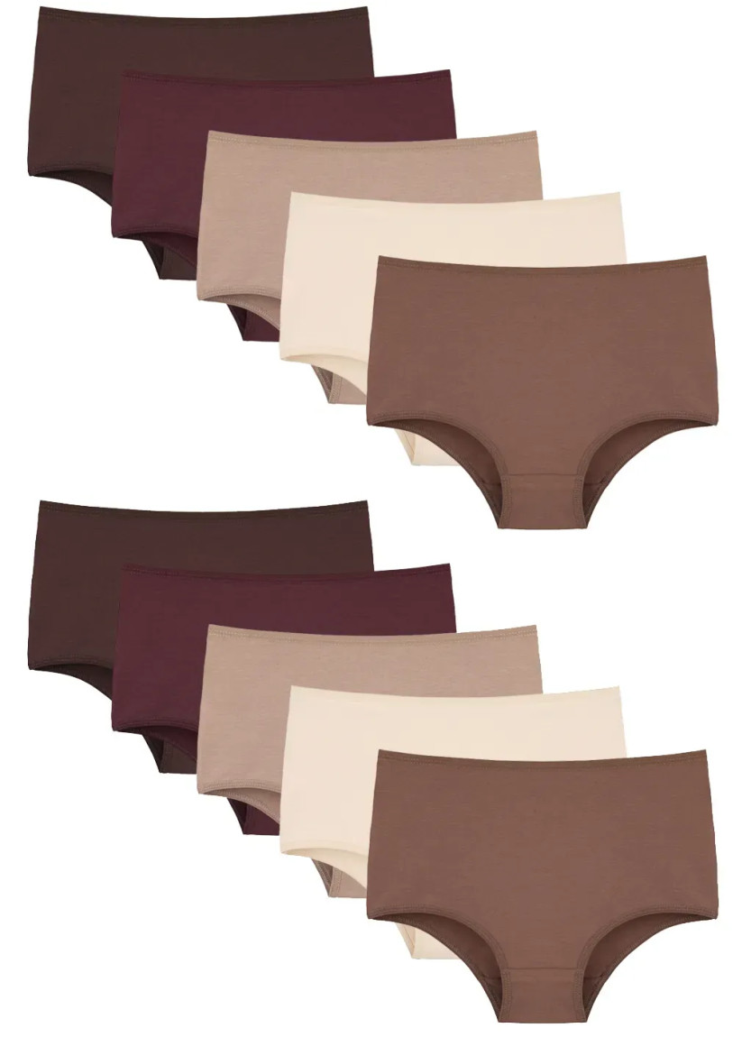Donella 2671PD27 Assorted 10-Pack Women's Briefs — Turkish textile wholesale