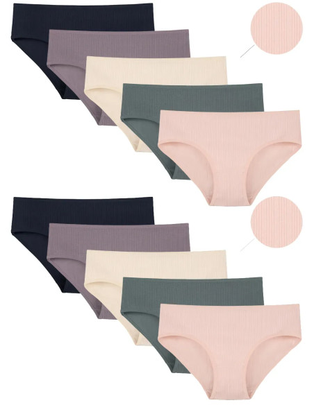 Donella 3128P Assorted 10-Pack Women's Briefs — wholesale from Turkey