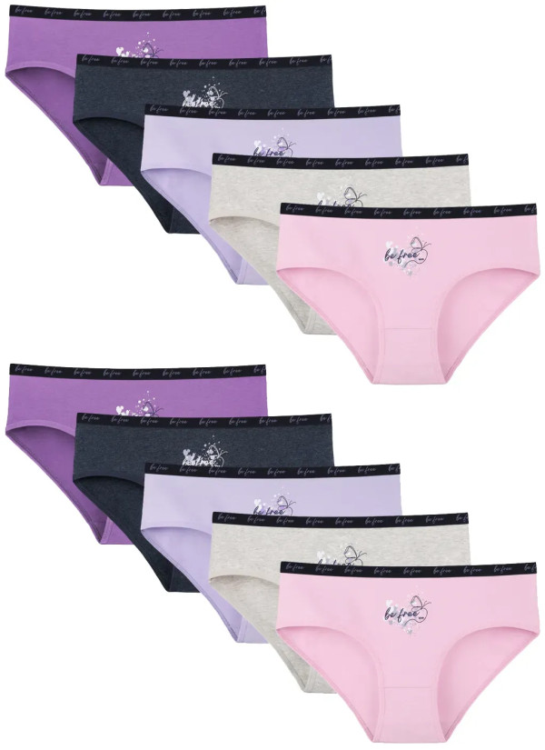 Donella 3171PB192 Assorted 10-Pack Women's Briefs — wholesale for boutiques