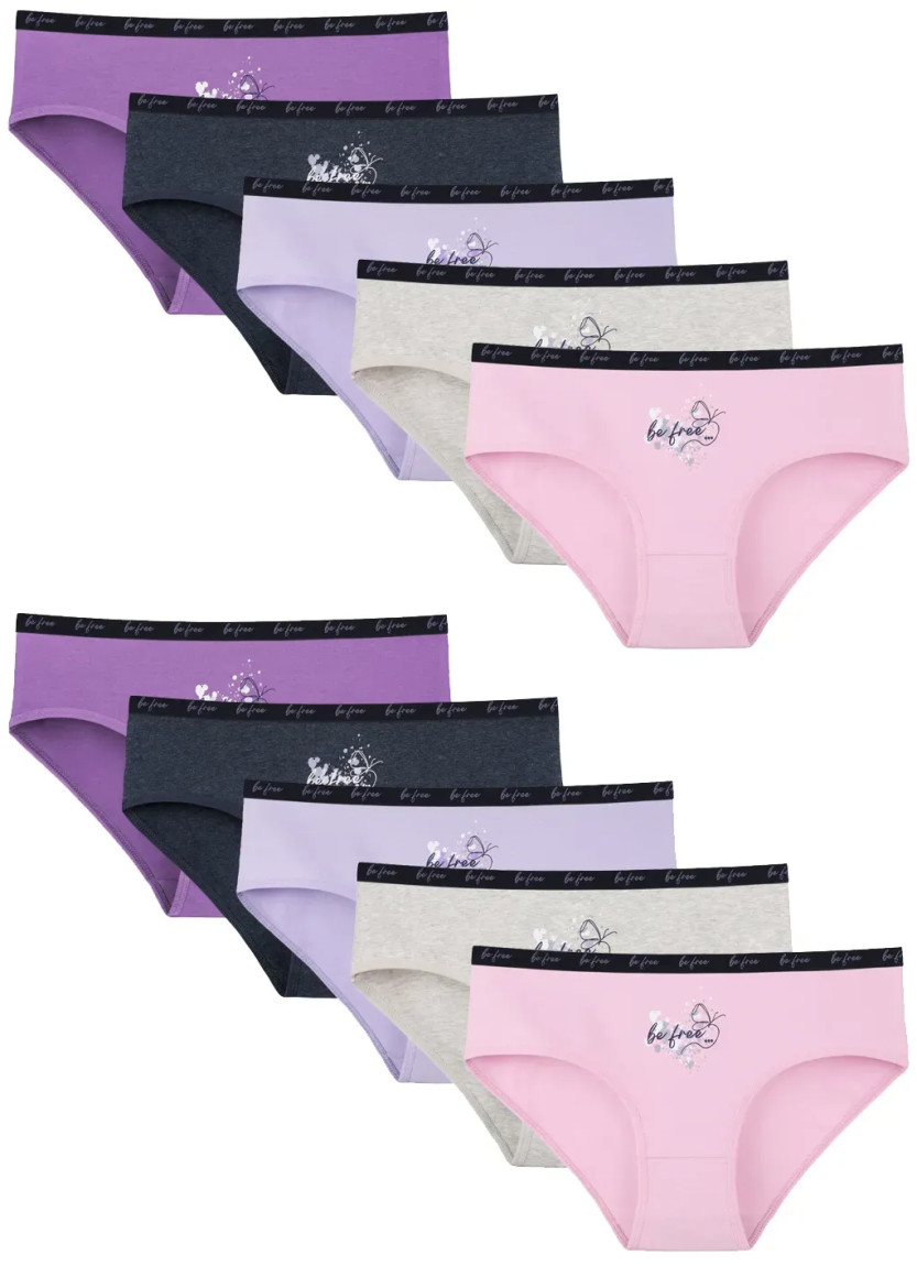 Donella 3171PB192 Assorted 10-Pack Women's Briefs — wholesale for boutiques