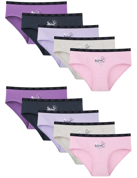 Donella 3171PB192 Assorted 10-Pack Women's Briefs — wholesale for boutiques