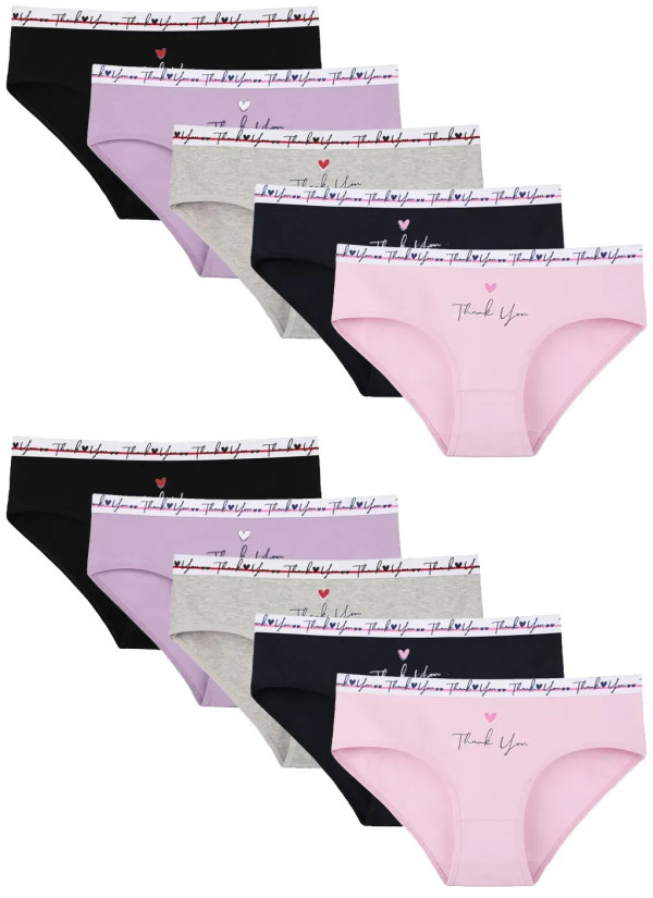 Donella 3171PB211 Assorted 10-Pack Women's Briefs — Istanbul wholesale supplier