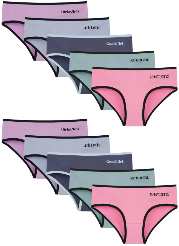 Donella 3171PB268 Assorted 10-Pack Women's Briefs — Turkey wholesale collection