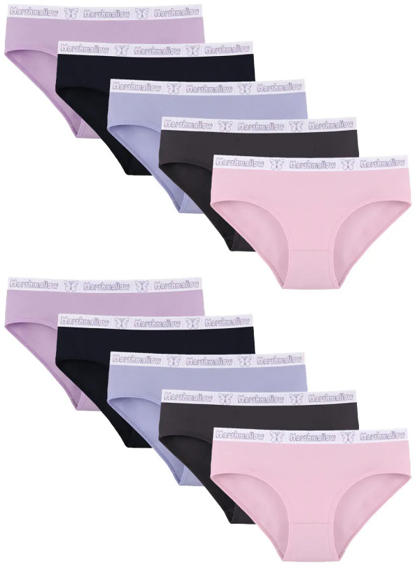 Donella 3171PD17 Assorted 10-Pack Women's Briefs — direct Turkish factory supply