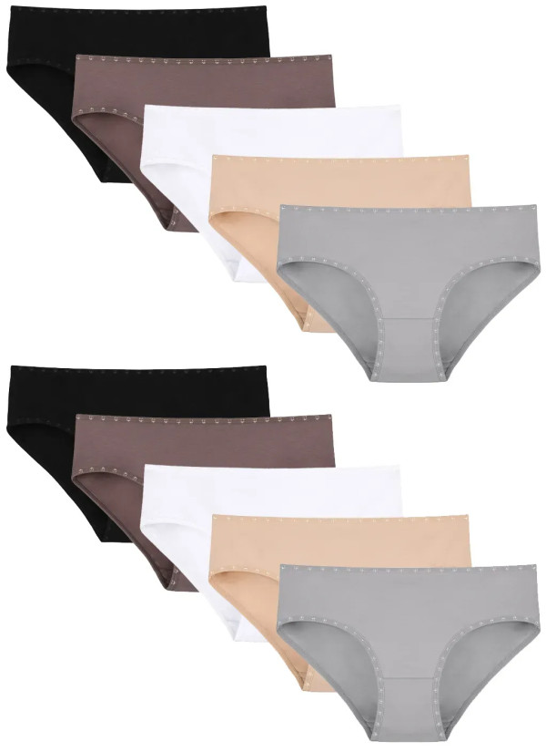 Donella 3171PD22 Assorted 10-Pack Women's Briefs — Istanbul wholesale supplier