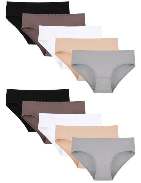 Donella 3171PD22 Assorted 10-Pack Women's Briefs — Istanbul wholesale supplier