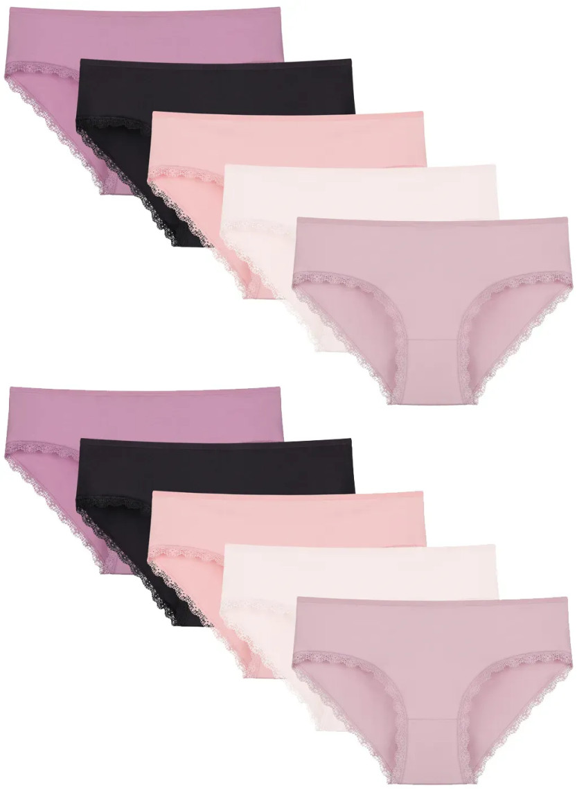 Donella 3171PD26 Assorted 10-Pack Women's Briefs — wholesale from Turkey