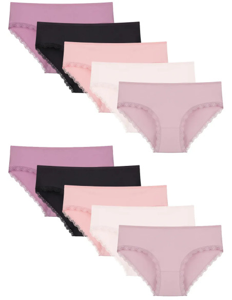 Donella 3171PD26 Assorted 10-Pack Women's Briefs — wholesale from Turkey