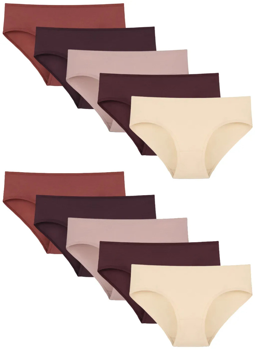 Donella 3171PD28 Assorted 10-Pack Women's Briefs — direct Turkish factory supply