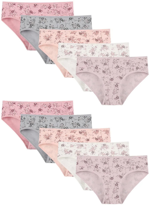 Donella 318149 Assorted 10-Pack Women's Briefs — Istanbul wholesale supplier