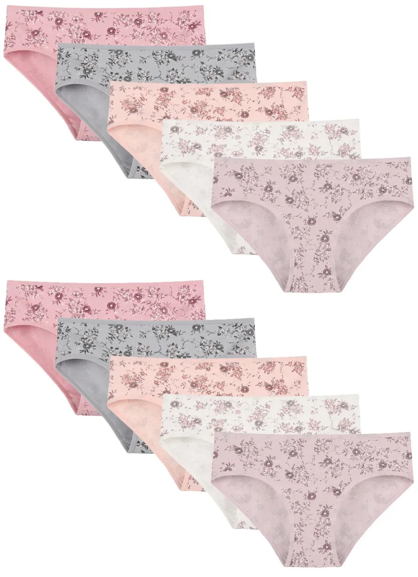 Donella 318149 Assorted 10-Pack Women's Briefs — Istanbul wholesale supplier