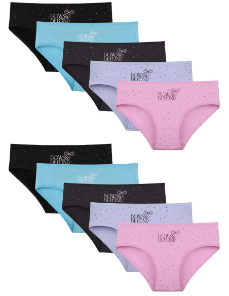 Donella 3181B47 Assorted 10-Pack Women's Briefs — Istanbul wholesale supplier