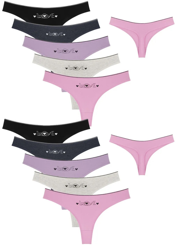 Donella 2471PB172 Assorted 10-Pack Women's Briefs — Istanbul wholesale supplier