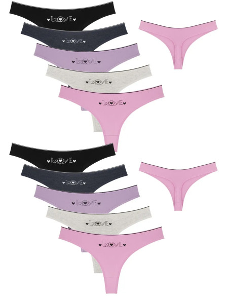 Donella 2471PB172 Assorted 10-Pack Women's Briefs — Istanbul wholesale supplier